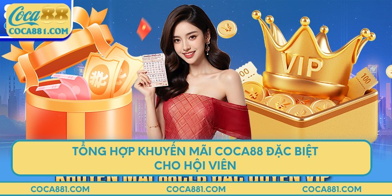 Tổng hợp khuyến mãi COCA88 đặc biệt cho hội viên